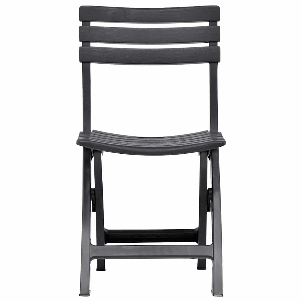 Outdoor Folding Garden Chairs 2 pcs for Patio Use