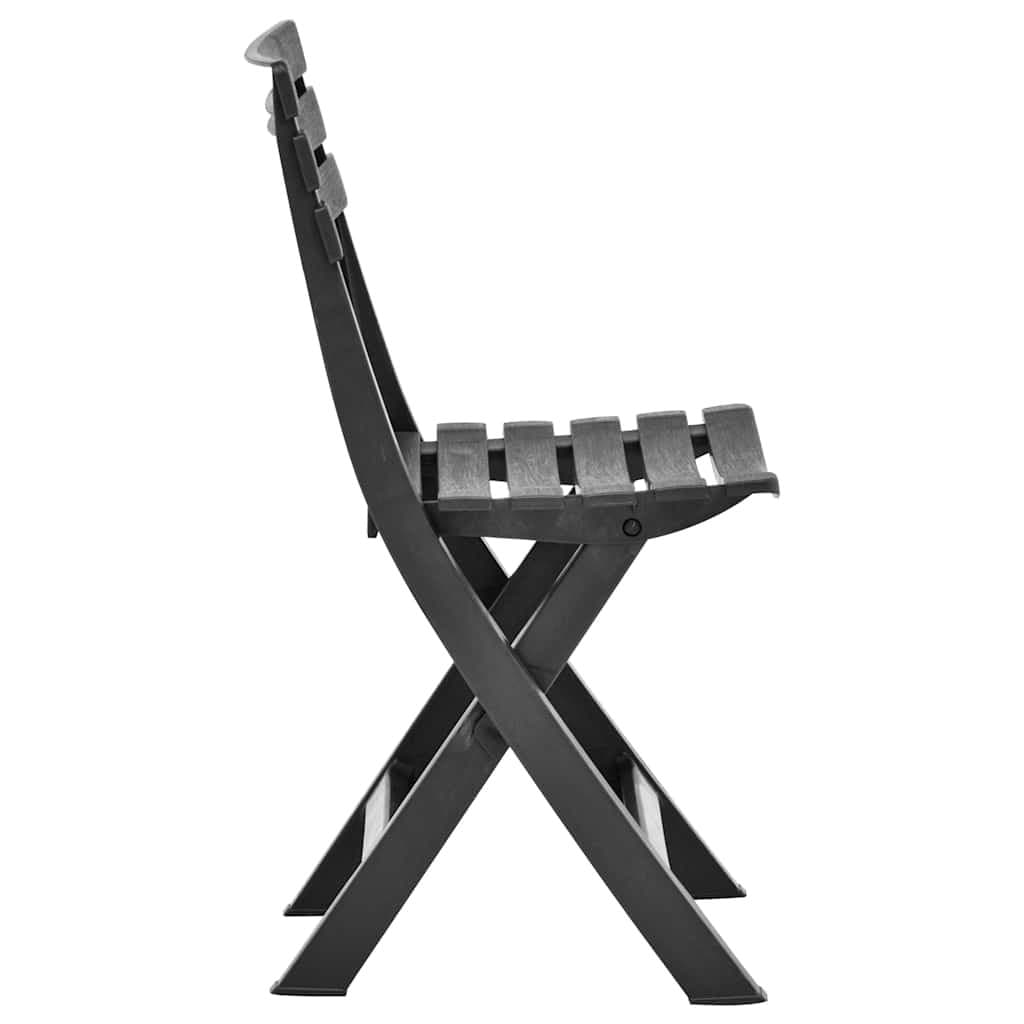 Outdoor Folding Garden Chairs 2 pcs for Patio Use