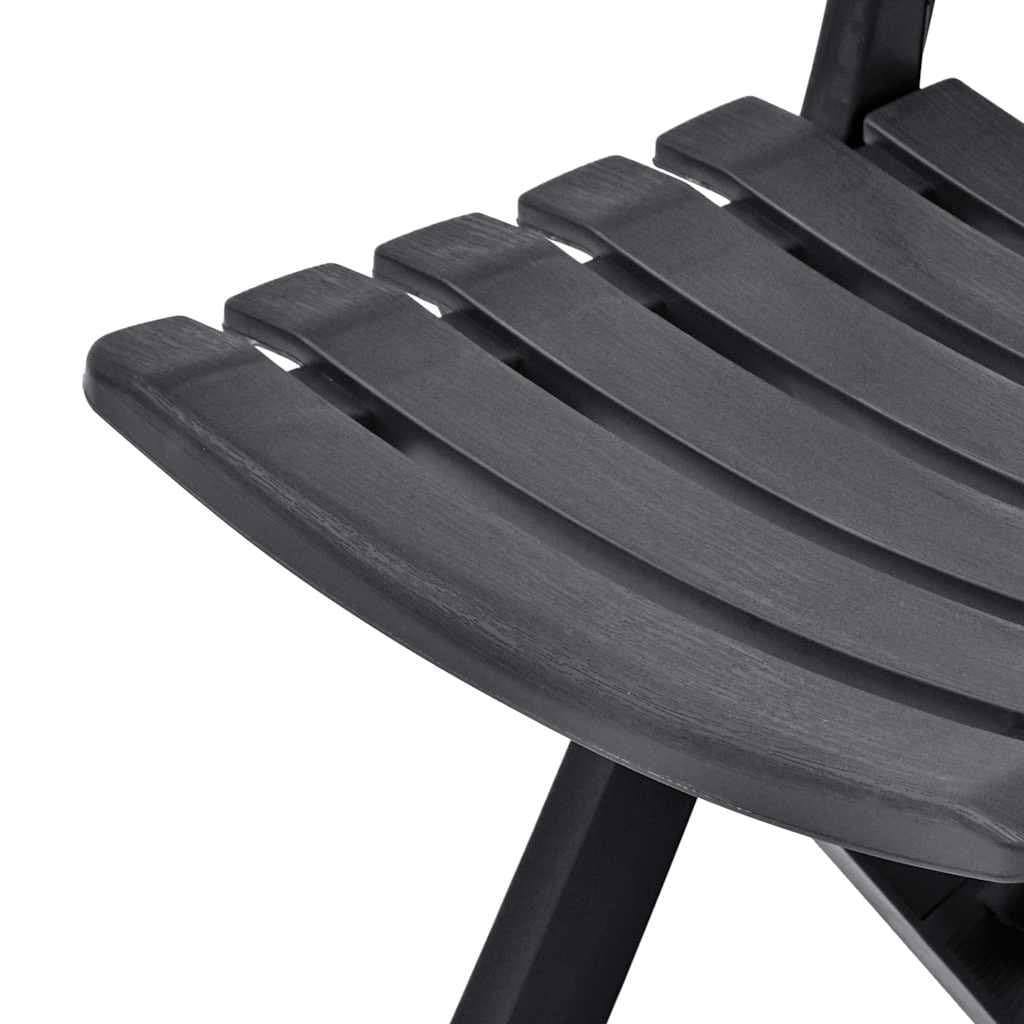 Outdoor Folding Garden Chairs 2 pcs for Patio Use