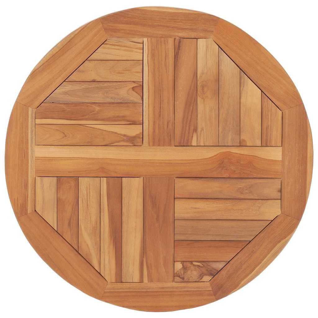 Round Teak Wood Table Top 60cm for Dining