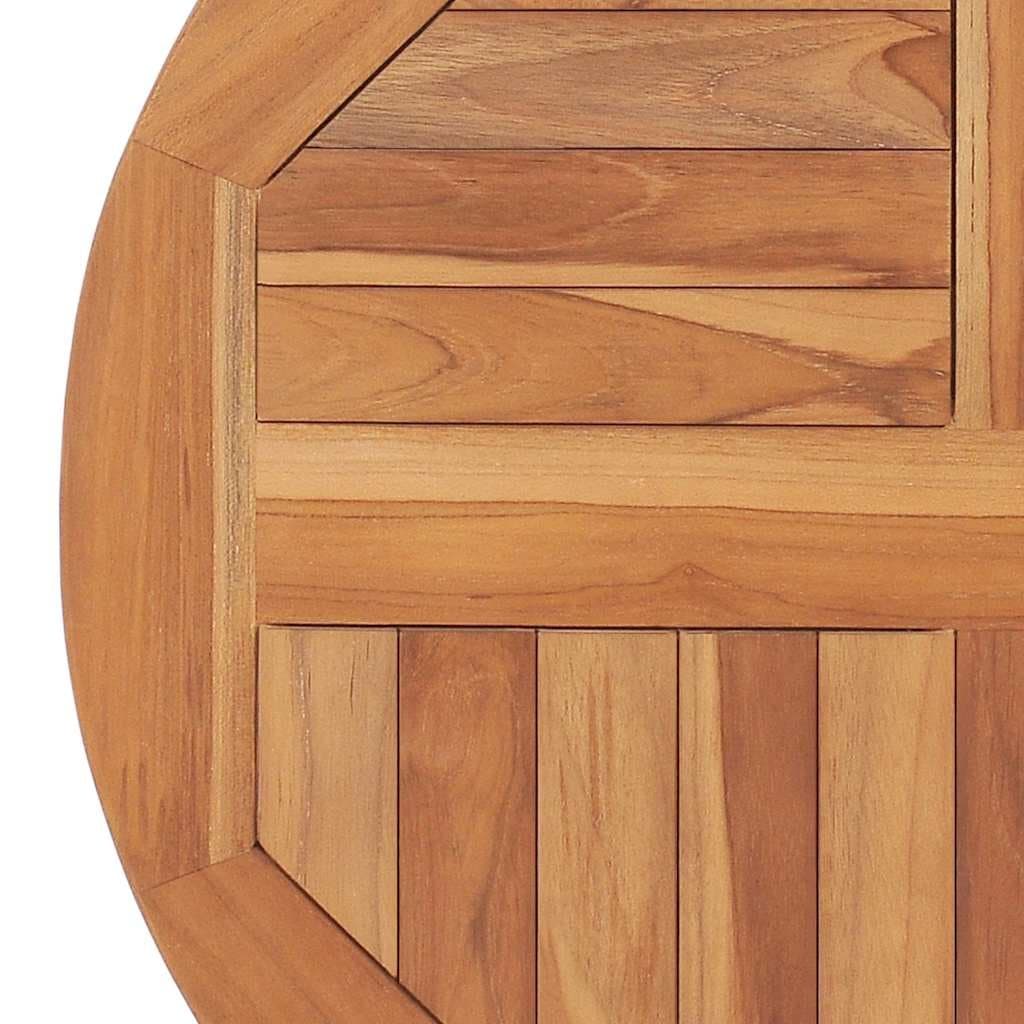 Round Teak Wood Table Top 60cm for Dining