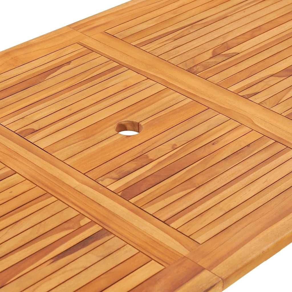 Folding Teak Wood Dining Table 160x80cm
