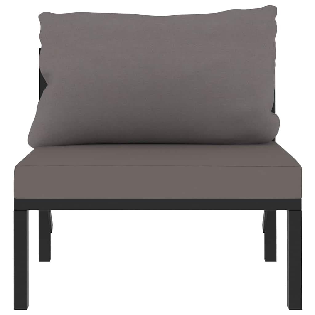 Poly Rattan Middle Sofa for Outdoor Spaces