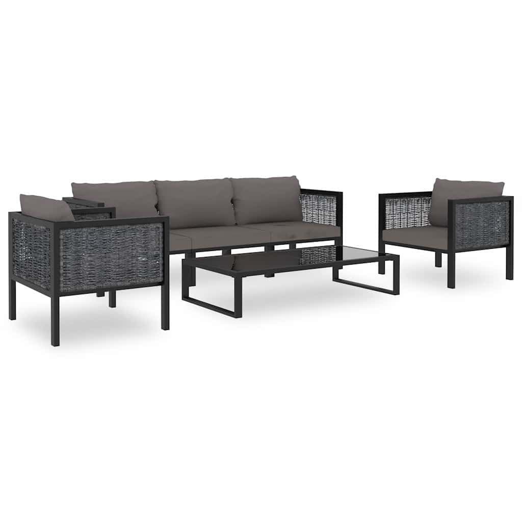 Poly Rattan Middle Sofa for Outdoor Spaces