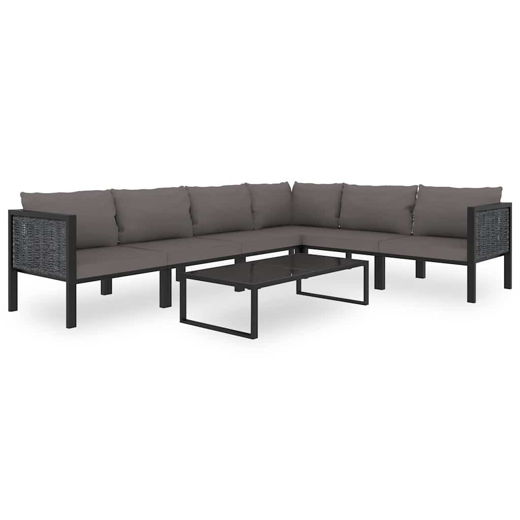 Poly Rattan Middle Sofa for Outdoor Spaces