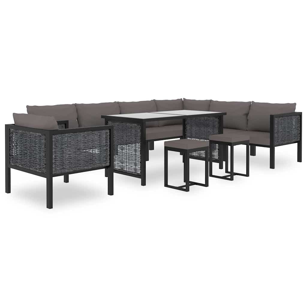 Poly Rattan Middle Sofa for Outdoor Spaces