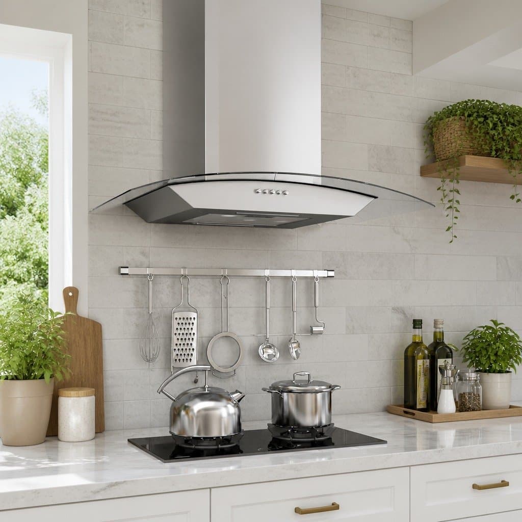 Wall Mounted Range Hood 60cm Stainless Steel