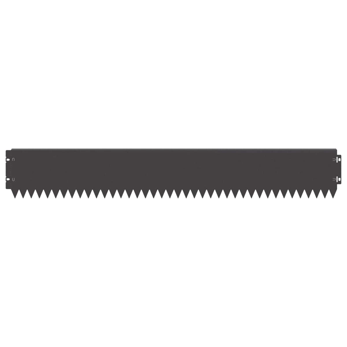 Garden Lawn Edging 20 Piece Set 103 x 15 cm Steel Black Landscape Border