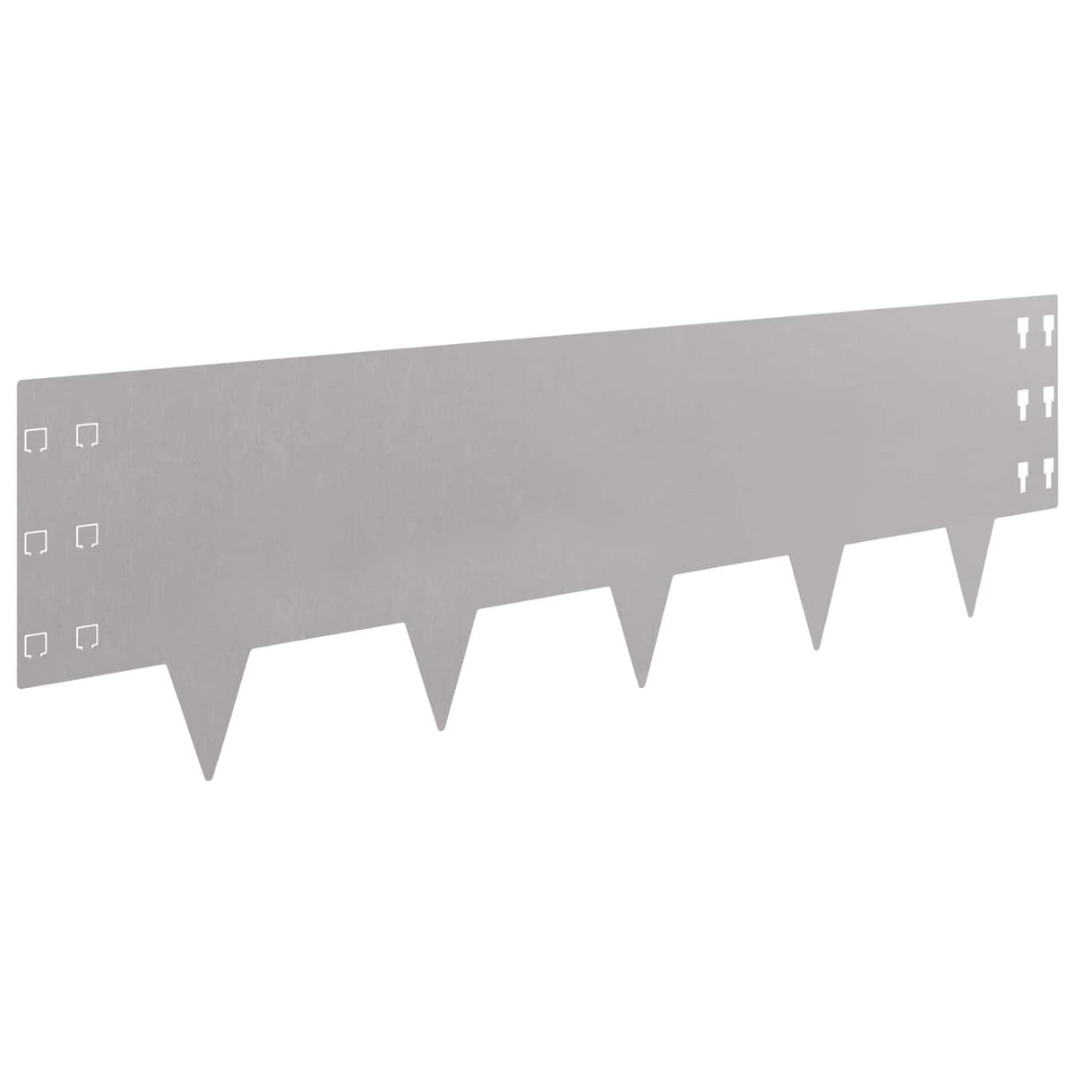 Garden Lawn Edging 20 pcs 100x30cm Steel Borders Modern Landscape Flexible Rusty