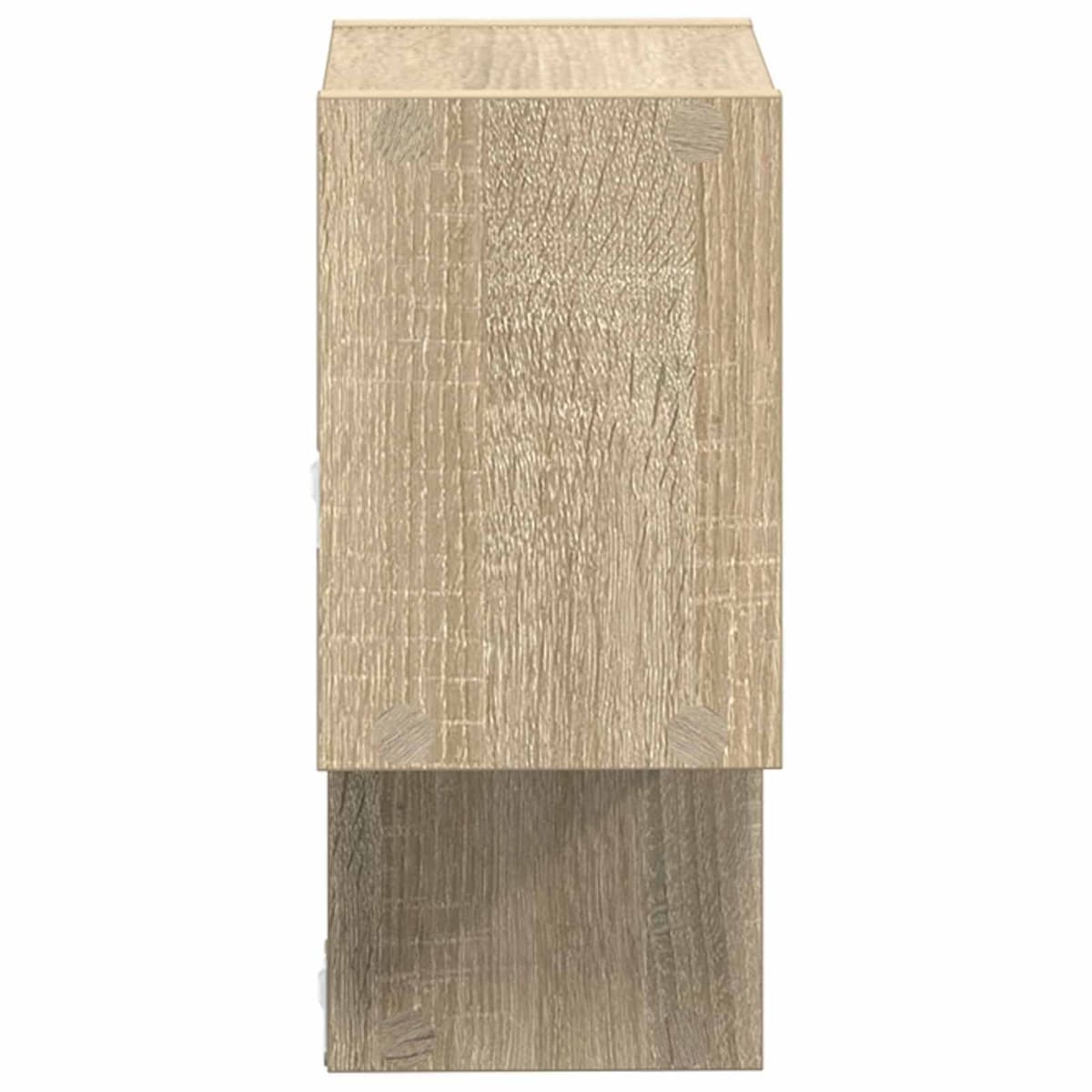 Wall Shelf Wall-Mounted Storage Brown Modern Living Room Bedroom Décor