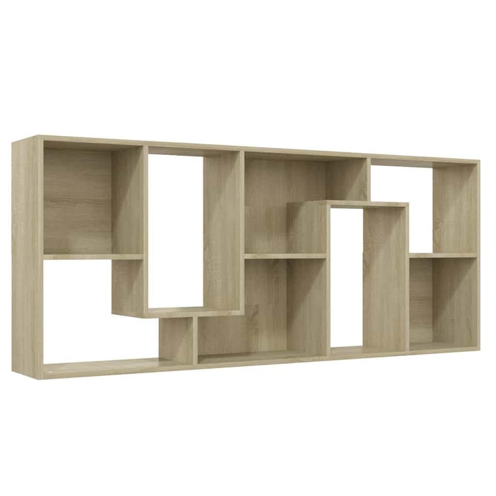 Sonoma Oak Brown Engineered Wood Book Cabinet