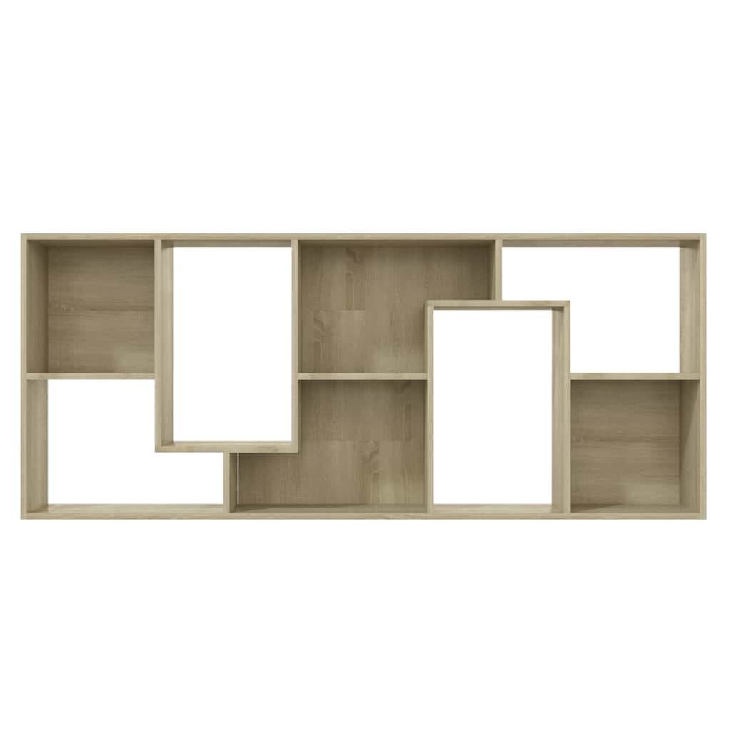 Sonoma Oak Brown Engineered Wood Book Cabinet