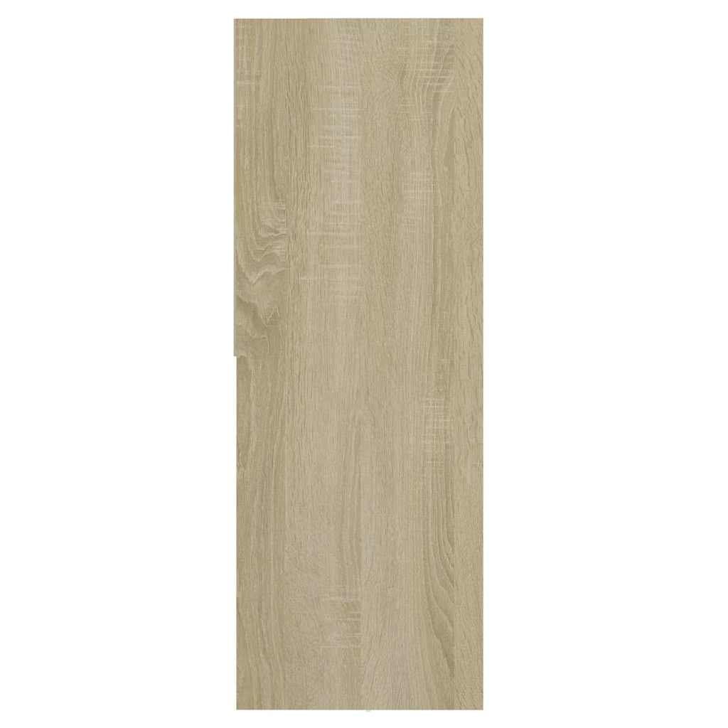 Sonoma Oak Brown Engineered Wood Book Cabinet