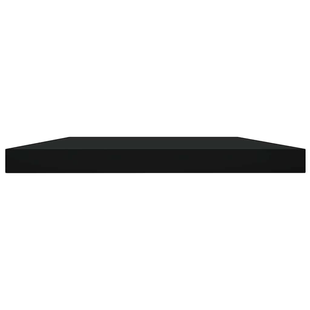 Bookshelf Boards 8 pcs Black Shelving Panels Storage Solution Engineered Wood