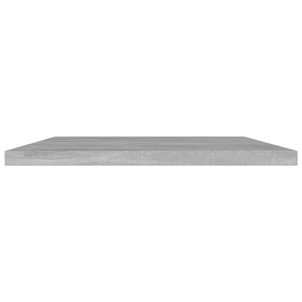 Grey Engineered Wood Bookshelf Boards 60x40x1.5 cm