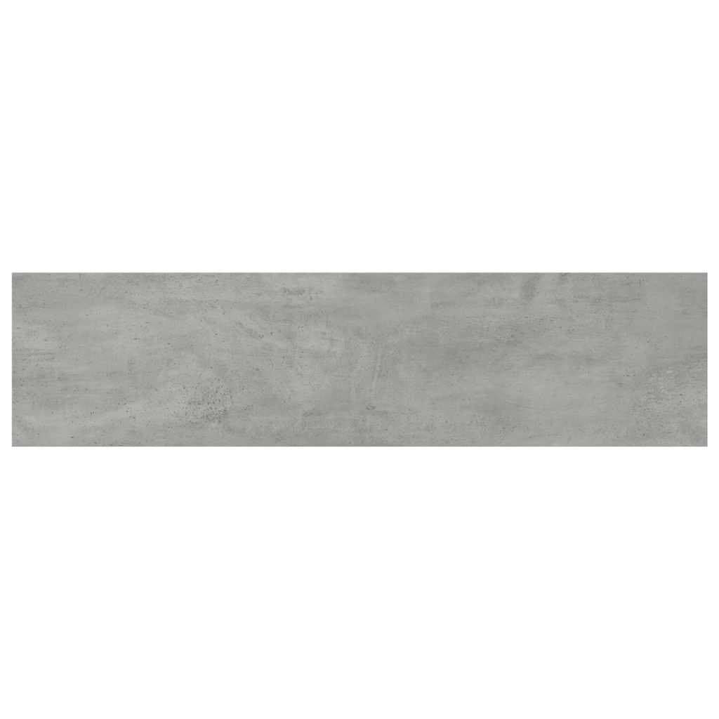 Grey 4-Piece Engineered Wood Bookshelf Boards