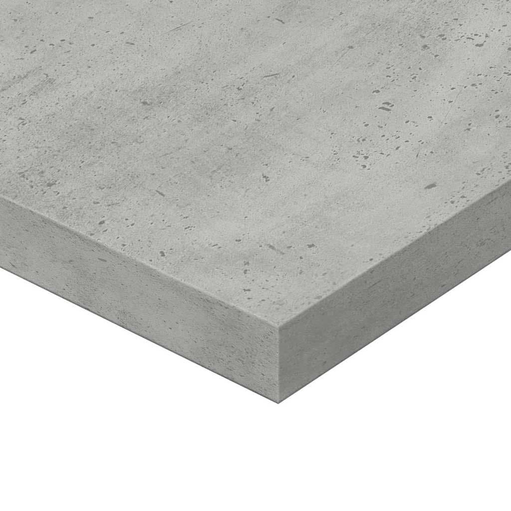 Grey 4-Piece Engineered Wood Bookshelf Boards