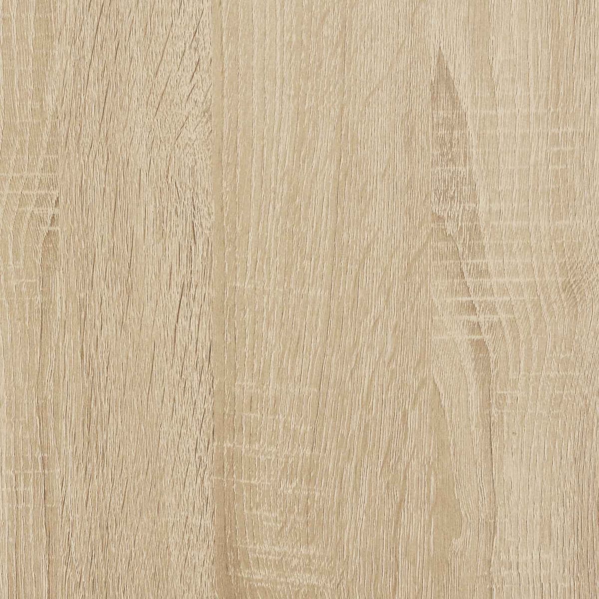 Brown Engineered Wood Sideboard with 4 Shelves