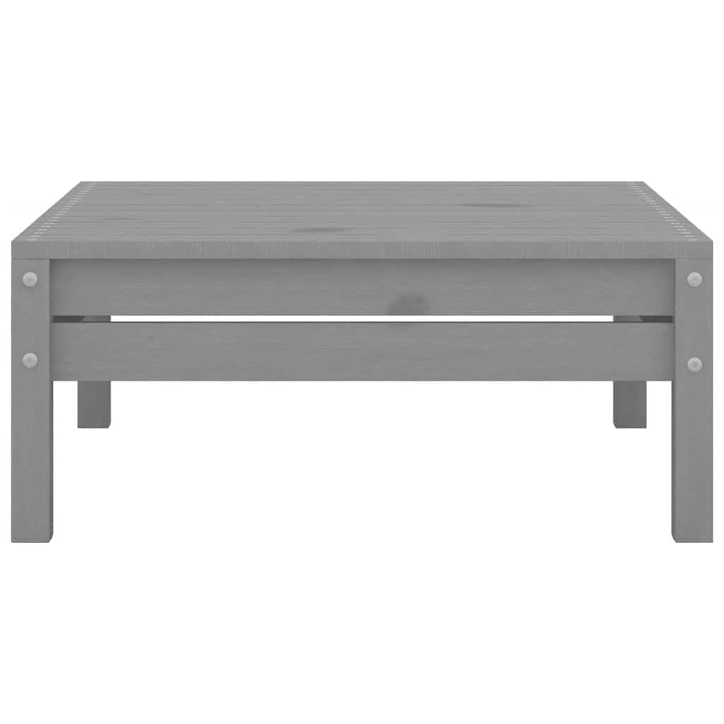 Garden Lounge Set 4 Piece Wooden Patio Furniture Modular Grey Outdoor Sofa