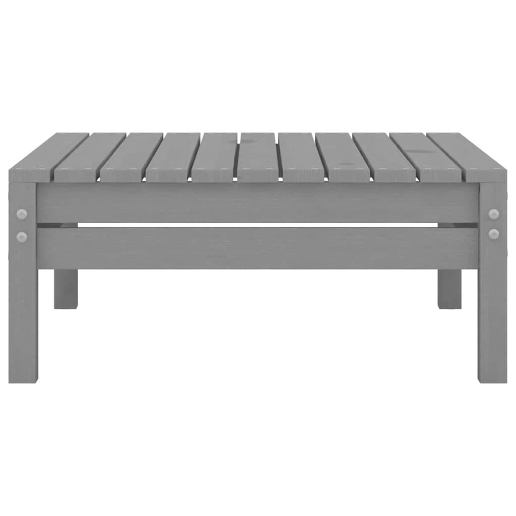 Garden Lounge Set 4 Piece Wooden Patio Furniture Modular Grey Outdoor Sofa