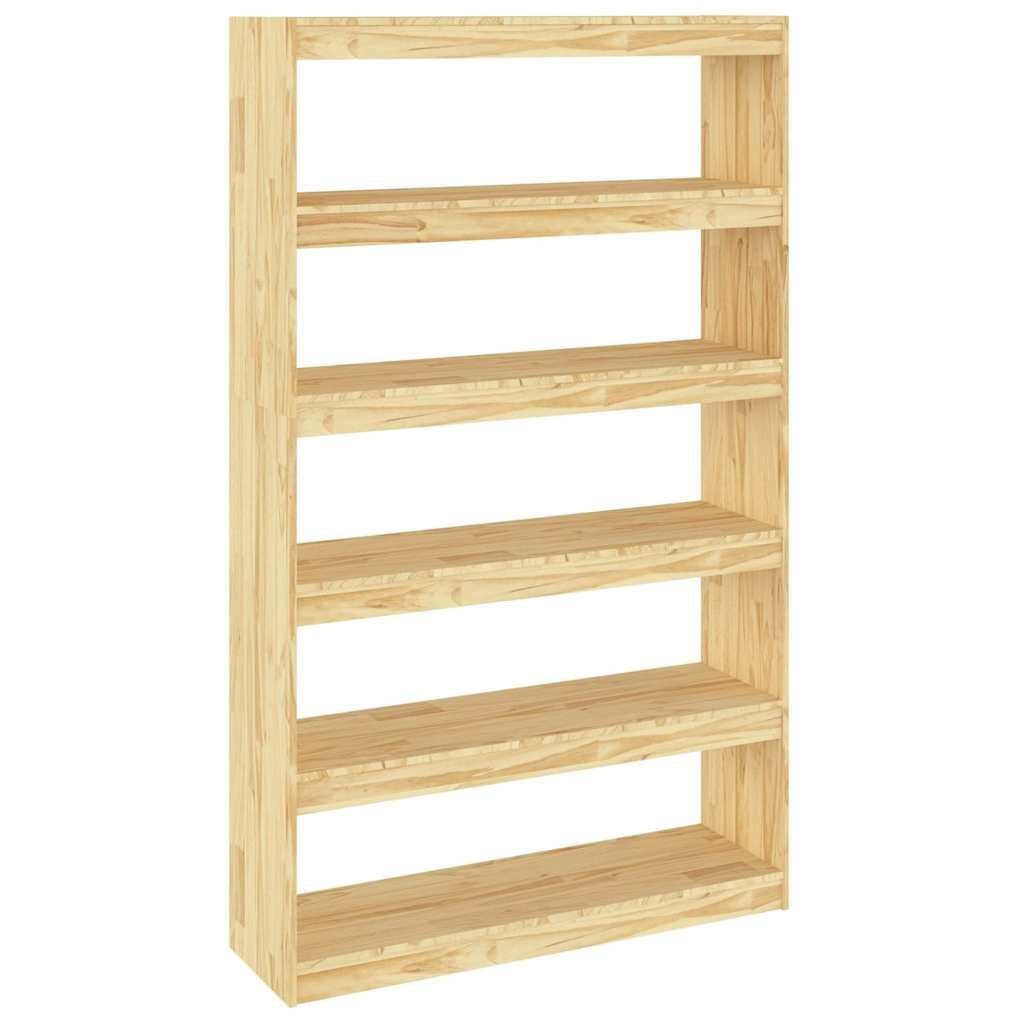 Wooden Book Cabinet and Room Divider 100x30x167.5 cm