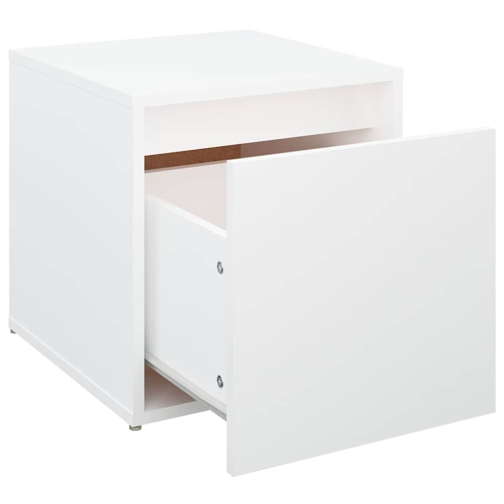 White Storage Chest Box with Drawer for Organising