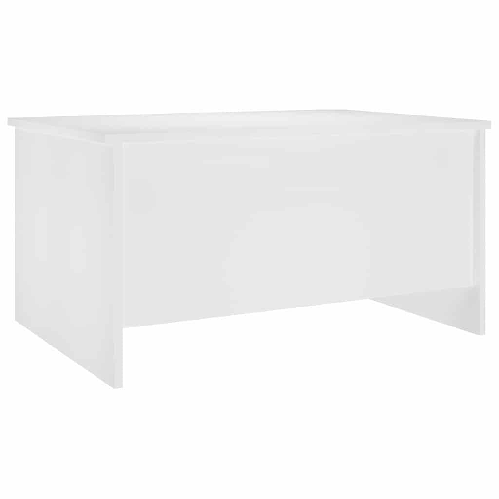 White Coffee Table with Lift-Top Functionality