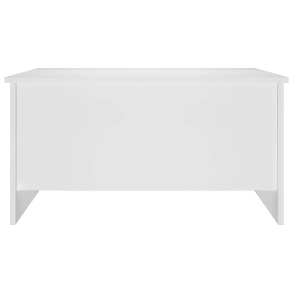 White Coffee Table with Lift-Top Functionality