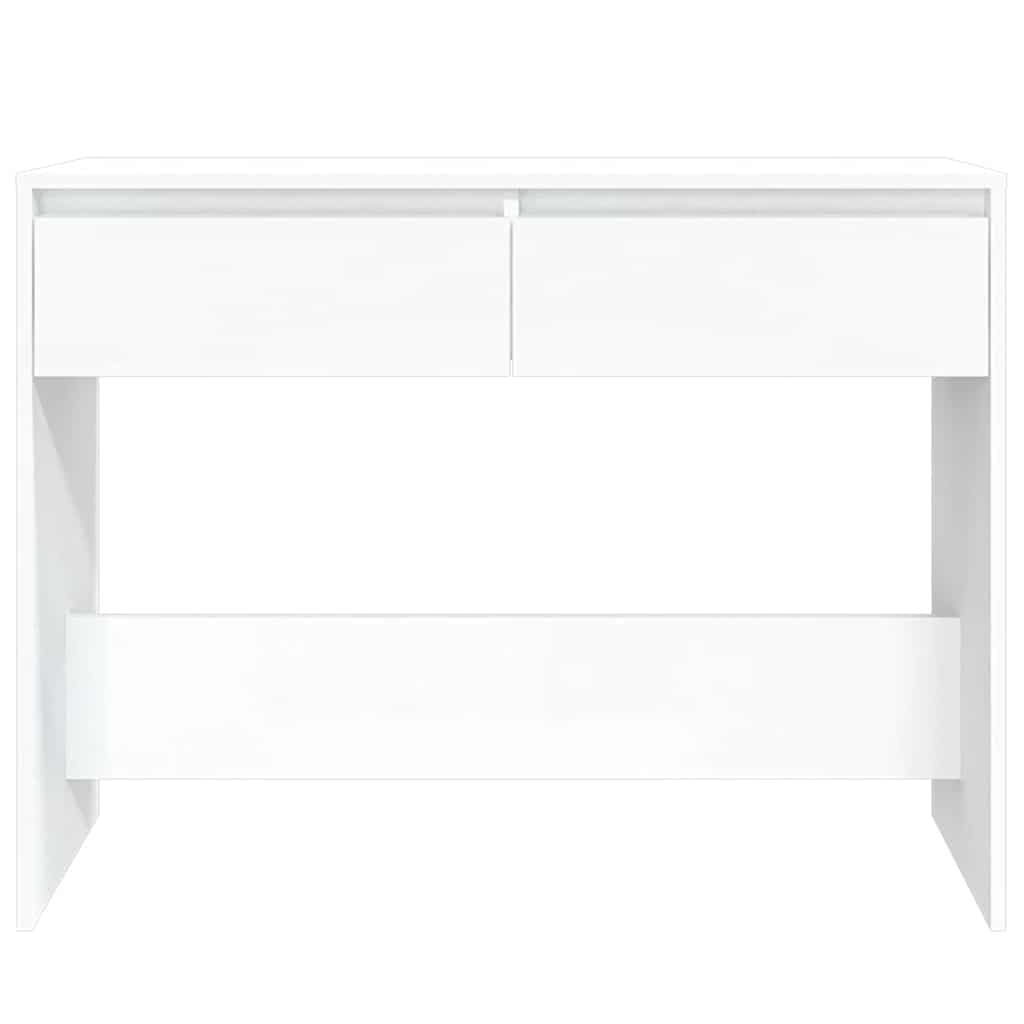 White Console Table for Hallway and Living Spaces