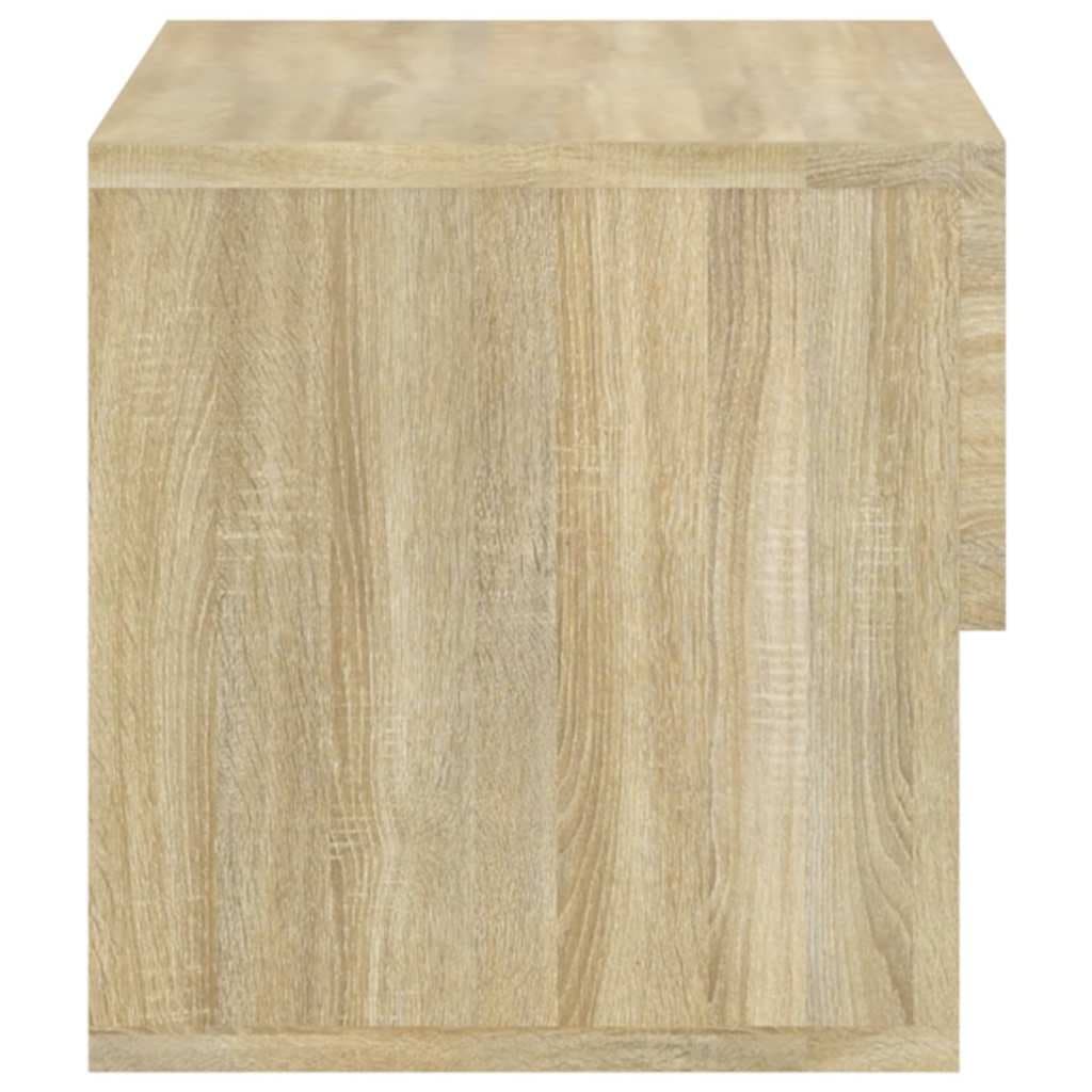 Wall-Mounted Bedside Cabinets 2 pcs Brown