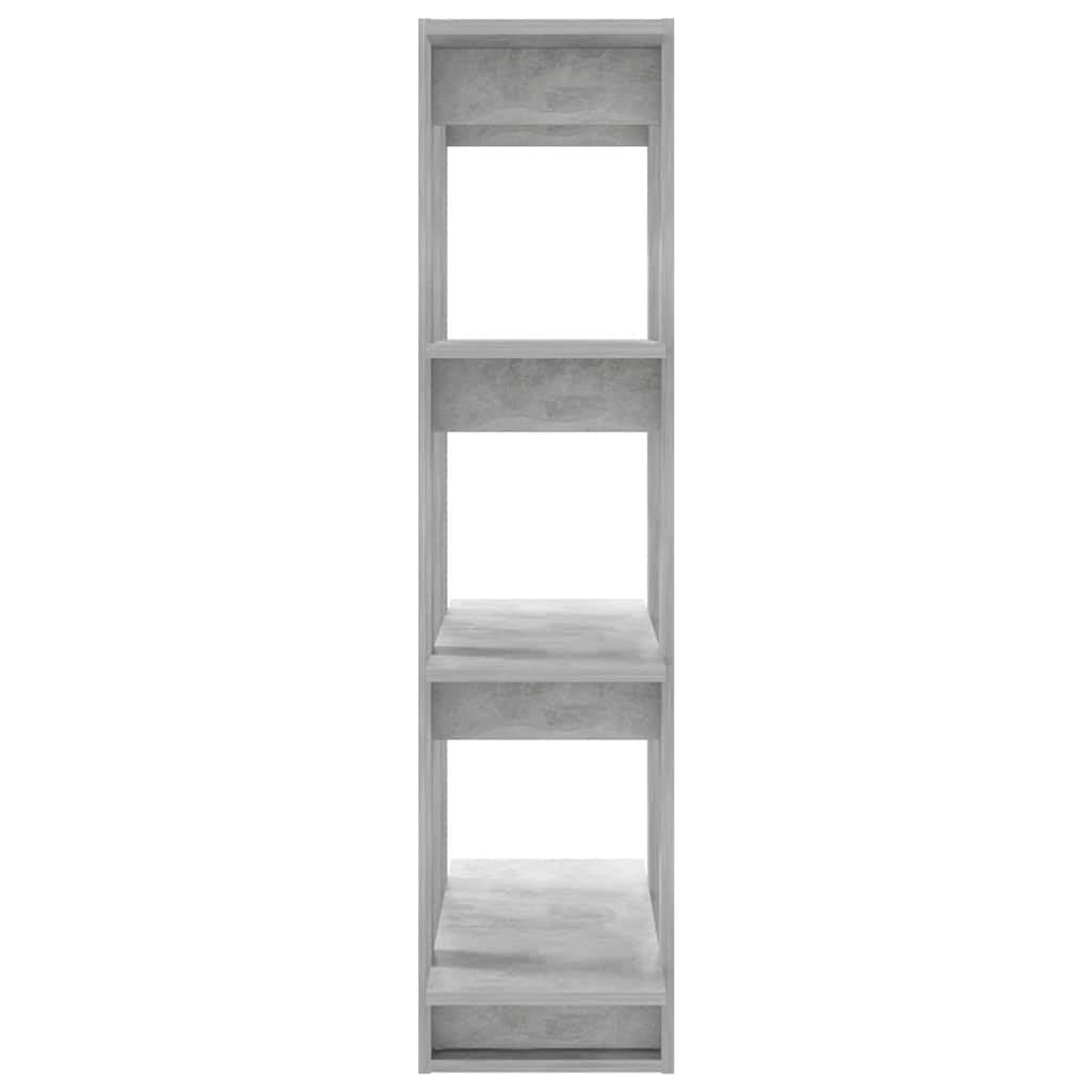 Grey Wooden Book Cabinet and Room Divider