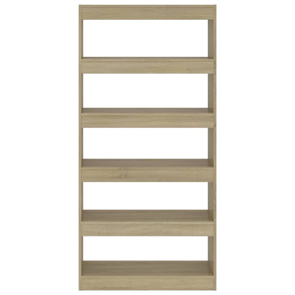Book Cabinet Room Divider Shelf Organiser 80x30x166cm