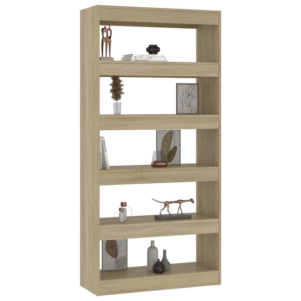 Book Cabinet Room Divider Shelf Organiser 80x30x166cm