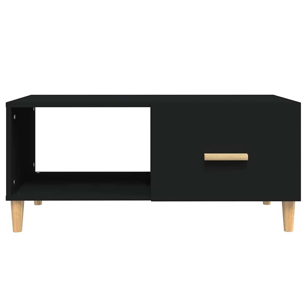 Black Coffee Table with Ample Storage