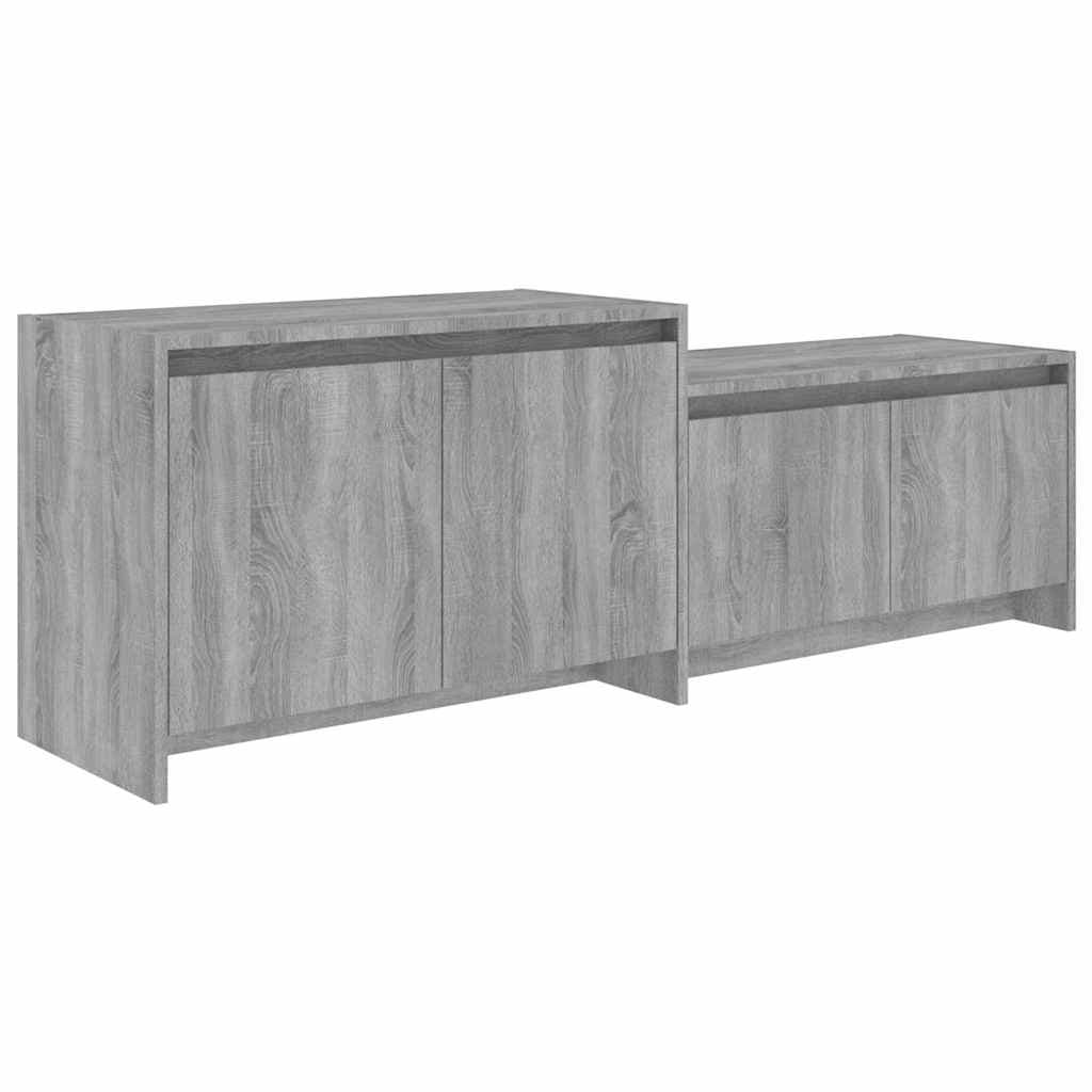 Grey Sonoma 146.5cm TV Cabinet with 4 Doors