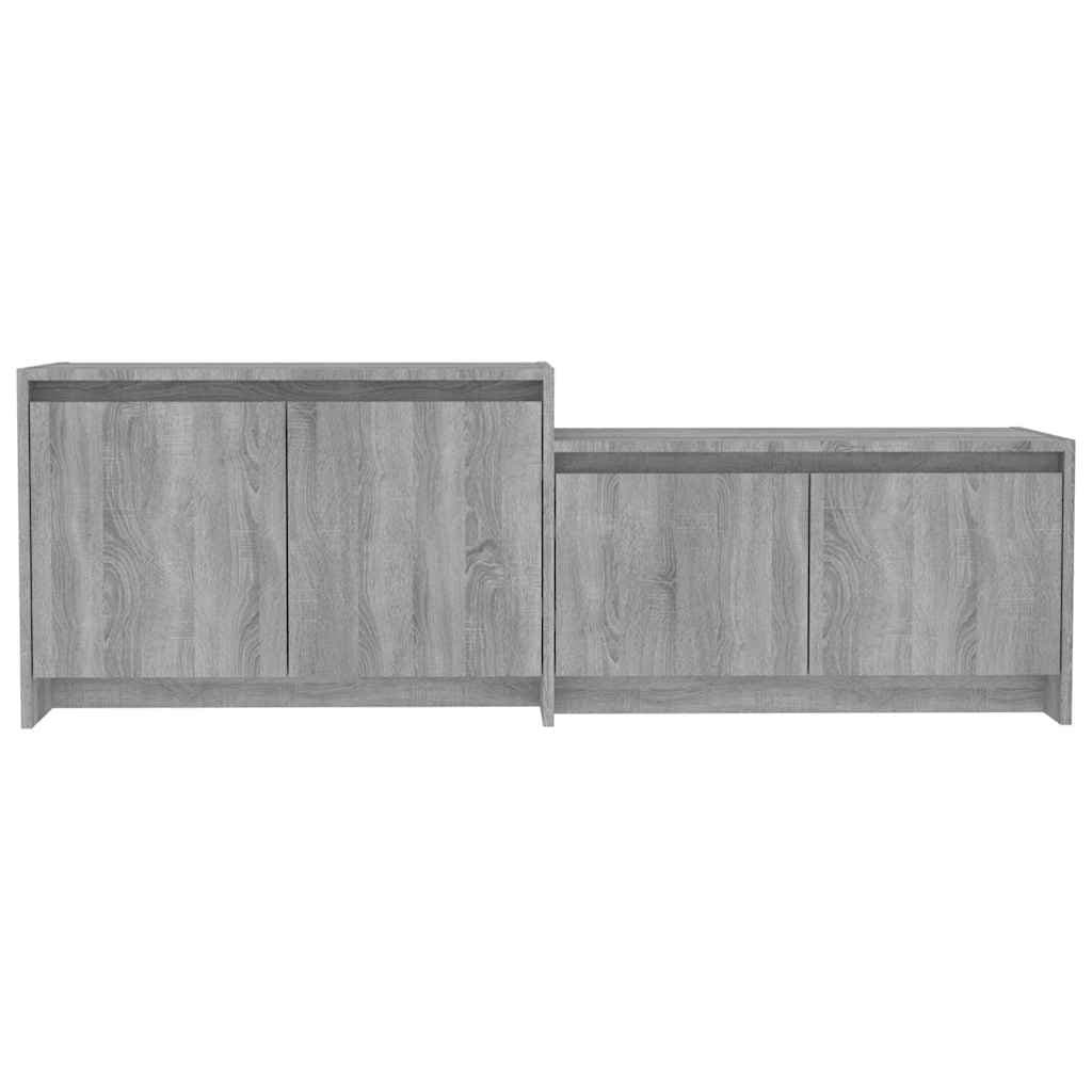 Grey Sonoma 146.5cm TV Cabinet with 4 Doors