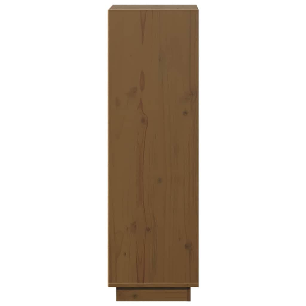 Solid Wood Highboard Storage Cabinet with Organiser