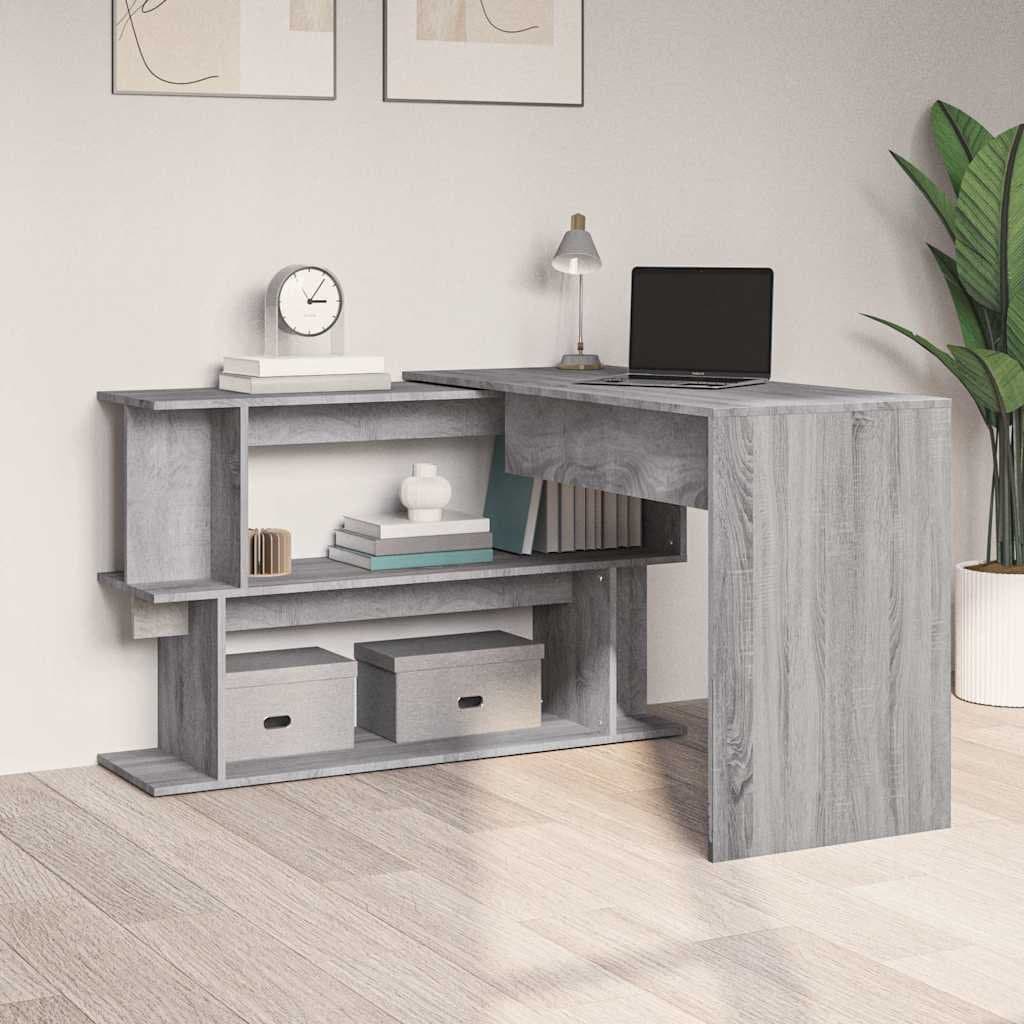Grey Sonoma Corner Desk for Office and Study