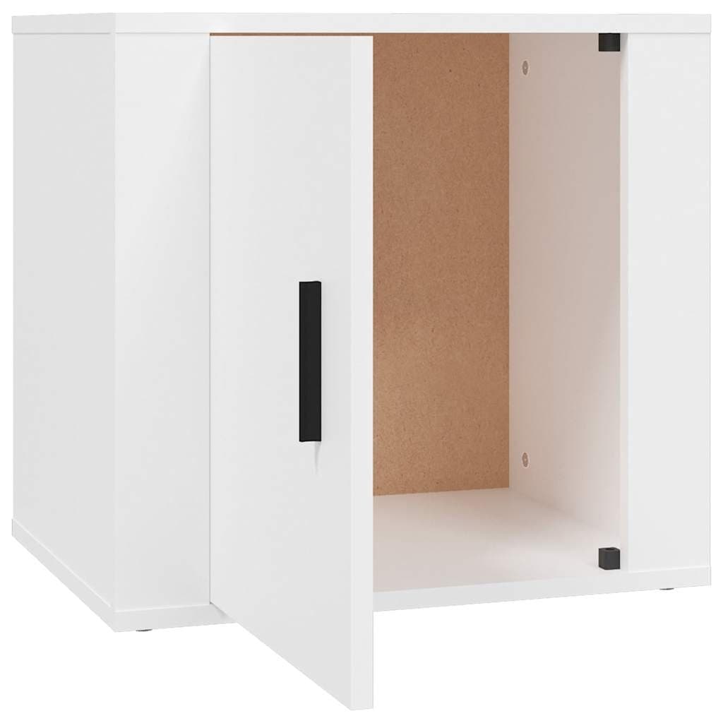 White Nightstand with Ample Storage Space