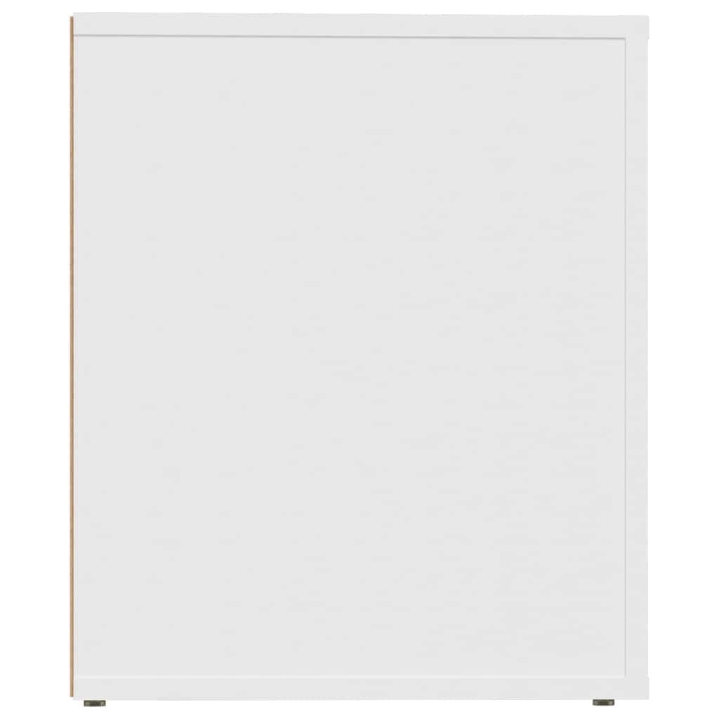 White Nightstand with Ample Storage Space