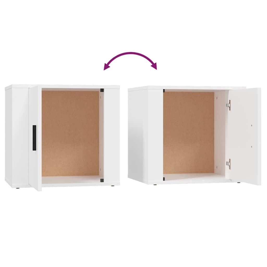 White Nightstand with Ample Storage Space