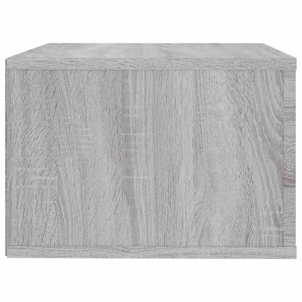 Grey Sonoma Wall-Mounted Bedside Cabinet