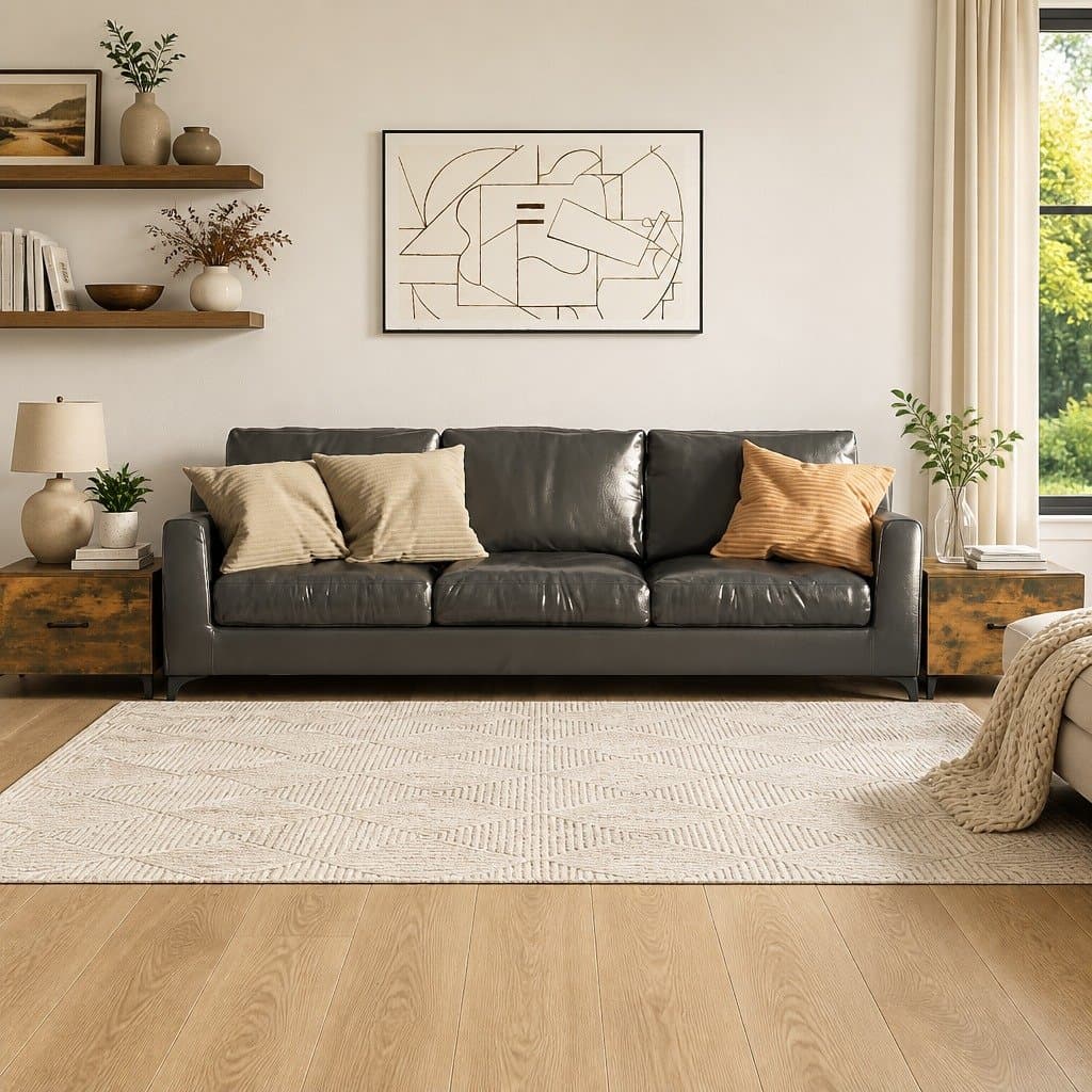 Coffee Tables Set of 2 with Metal Legs