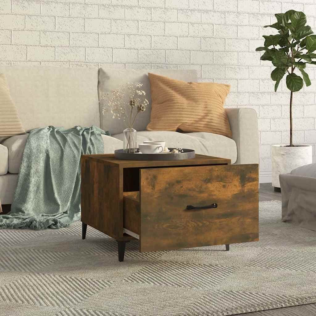 Coffee Tables Set of 2 with Metal Legs