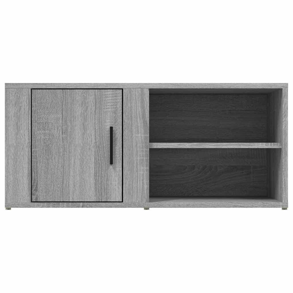TV Cabinets 2 pcs Grey Sonoma Media Storage Unit with Doors Compartments