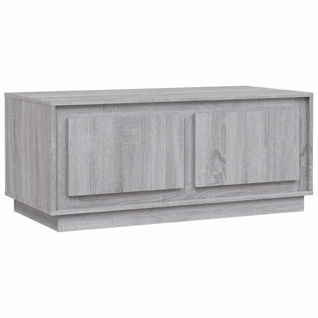 Grey Sonoma Coffee Table with Storage Compartments