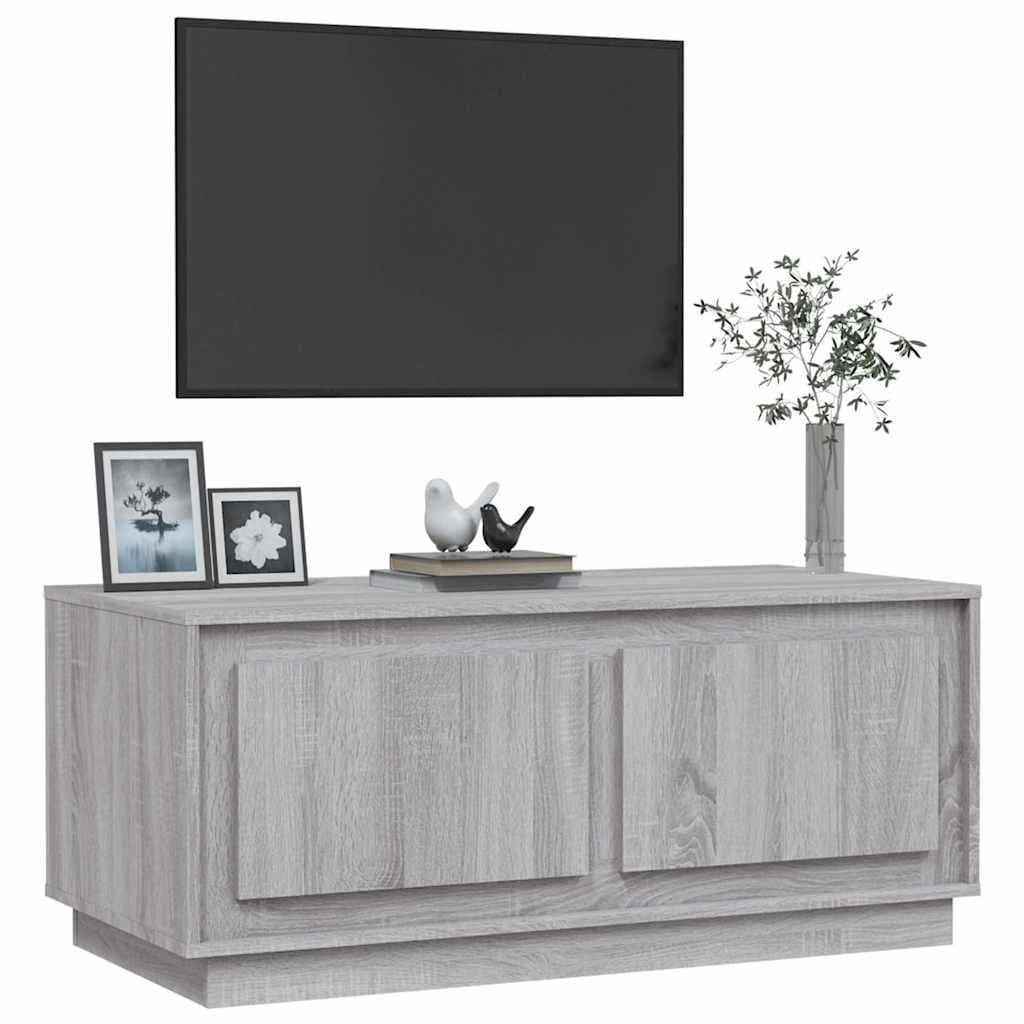 Grey Sonoma Coffee Table with Storage Compartments