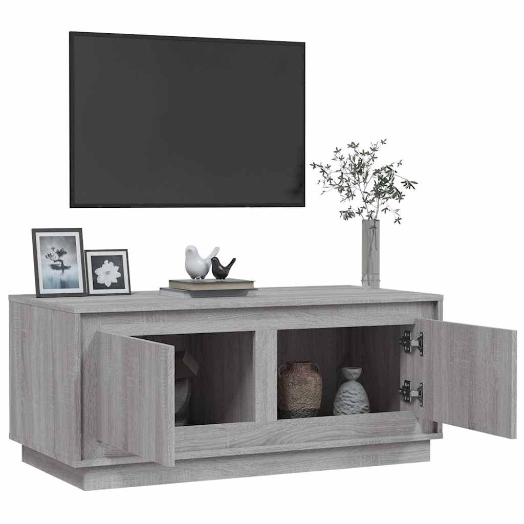 Grey Sonoma Coffee Table with Storage Compartments