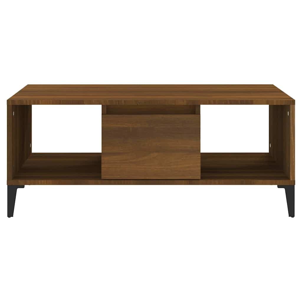 Coffee Table with Storage Drawer and Compartments