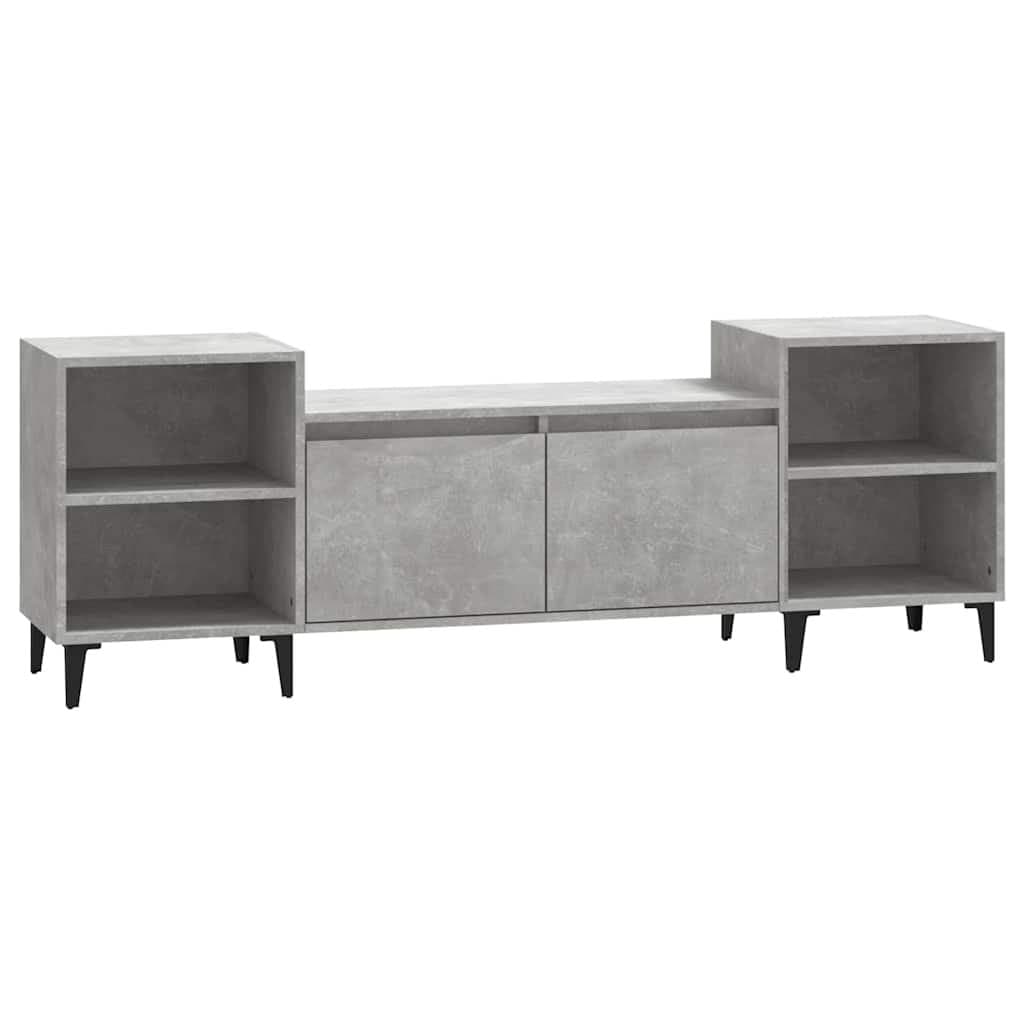 Engineered Wood Grey TV Cabinet 160x35x55 cm
